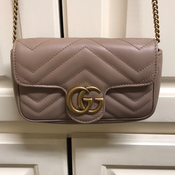 Gucci Handbags - Authentic Gucci Marmont GG Super Mini Matelasse Shoulder Bag